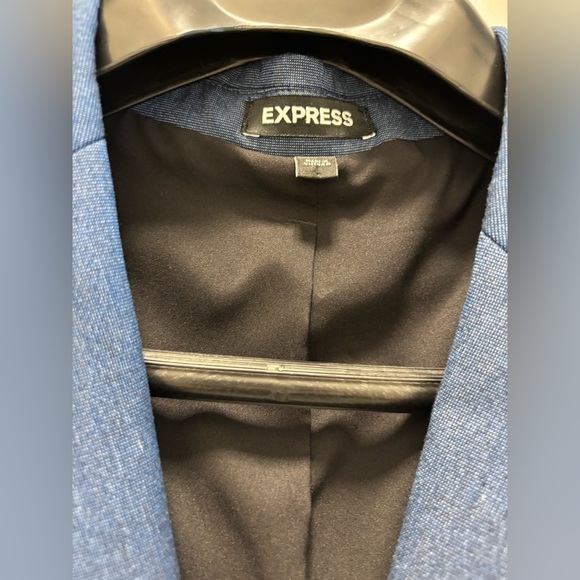 Express Men’s Blue Slim Sports Jacket Size 40R/40R Blazer - Picture 5 of 5